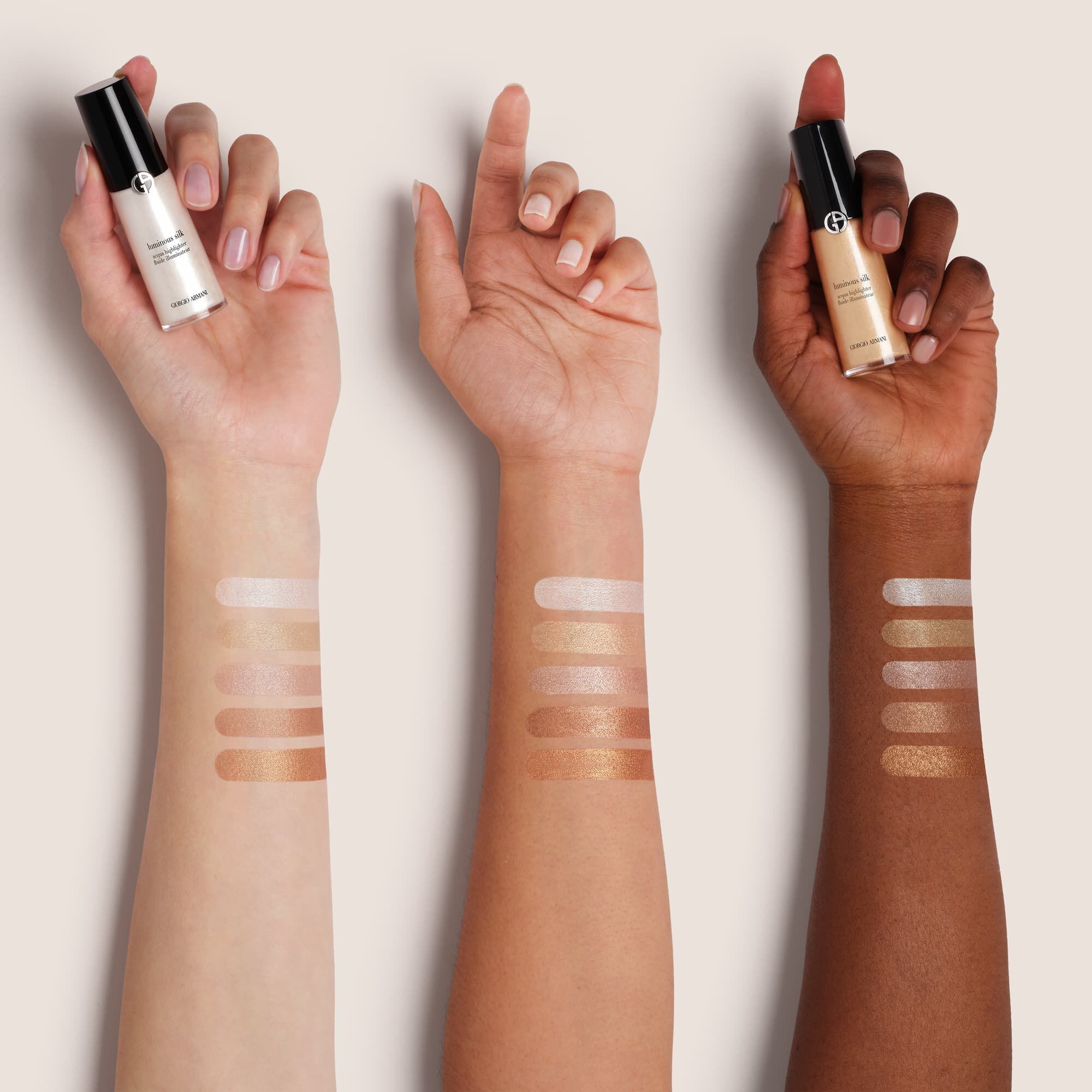 輕透亮水緞光影露